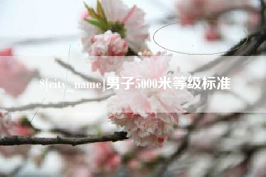 新乡男子5000米等级标准