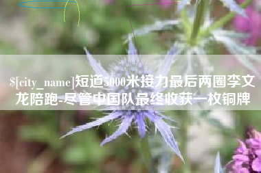 新乡短道5000米接力最后两圈李文龙陪跑-尽管中国队最终收获一枚铜牌