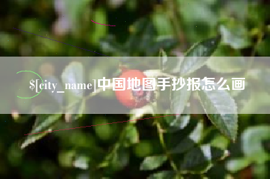 新乡中国地图手抄报怎么画