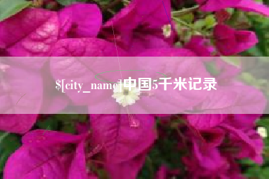 新乡中国5千米记录