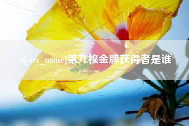 新乡第九枚金牌获得者是谁