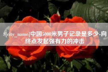 新乡中国5000米男子记录是多少-向终点发起强有力的冲击