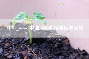 新乡中国消防救援学院录分线