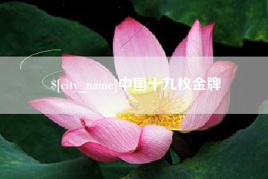 新乡中国十九枚金牌