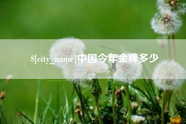新乡中国今年金牌多少
