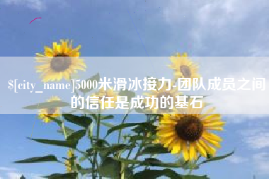 新乡5000米滑冰接力-团队成员之间的信任是成功的基石