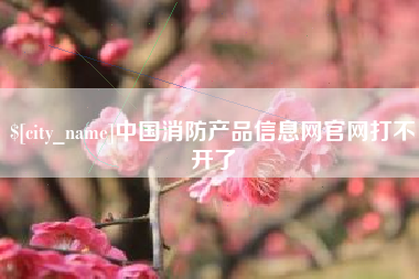 新乡中国消防产品信息网官网打不开了