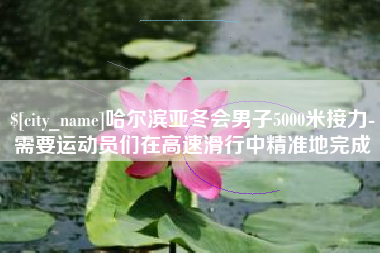 新乡哈尔滨亚冬会男子5000米接力-需要运动员们在高速滑行中精准地完成