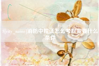新乡消防中控证怎么考取需要什么条件