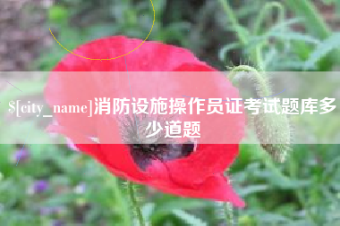 新乡消防设施操作员证考试题库多少道题