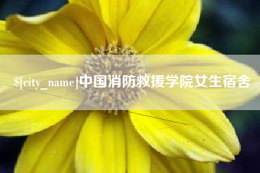 新乡中国消防救援学院女生宿舍