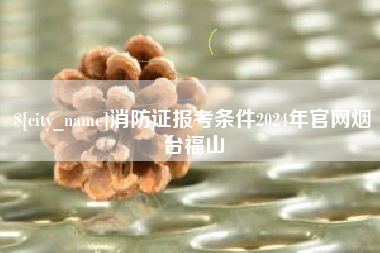 新乡消防证报考条件2024年官网烟台福山